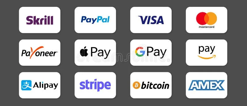 星空体育支持的支付方式图标 - Visa、支付宝、微信、PayPal、比特币